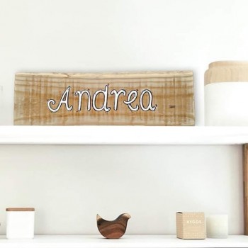 TABLA DE MADERA DECORATIVA ANDREA