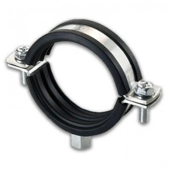 ABRAZADERA ISOFONICA SIMPLE 18-3/8 M8+M10 ACERO ZINCADO BOLSA 5 UNIDADES