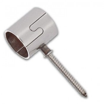 ABRAZADERA PUZZLE SIMPLE CON TIRAFONDO 42  ACERO INOXIDABLE AISI 304