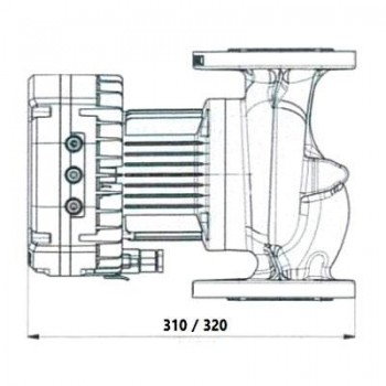 BOMBA CALEFACCION/CLIMATIZACION GUT ENBRIDADA NEO GHN 40/180 F DN40 250 entre bridas