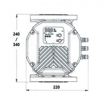 BOMBA CALEFACCION/CLIMATIZACION GUT ENBRIDADA NEO GHN 40/180 F DN40 250 entre bridas