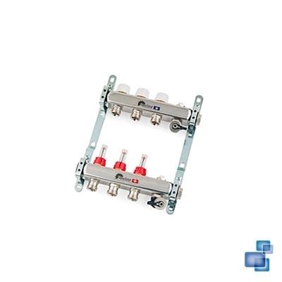 COLECTOR PREMONTADO ACERO INOXIDABLE 1 CON CAUDALIMETRO ICL 3 SALIDAS SYSCLIMA