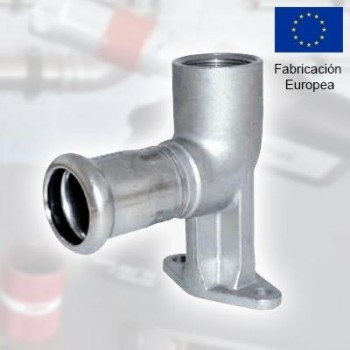 CODO DISTANCIADOR 18 x 1/2" ACC. PRENSAR INOXIDABLE 316