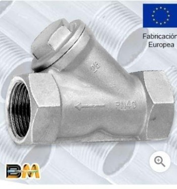 FILTRO Y ROSCADO 2" TAMIZ ACERO INOXIDABLE 316 CONEXION H-H