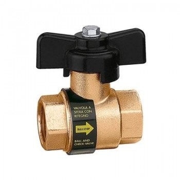 VÁLVULAS ESFERA MARIPOSA H.H CON RETENCIÓN BALLSTOP 3/4 CALEFFI 323050