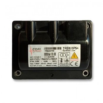 TRANSFORMADOR COFI TRE 820PS4 19% 1x8kV 20mA 230V/50Hz c/tirafondo