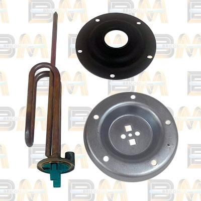 KIT DE RESISTENCIA + BRIDA (PLETINA) RECAMBIO ACUMULADOR SOLAR SIME 5800610